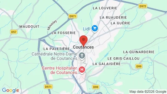Apartments for rent in Coutances - Photo from Google Street View