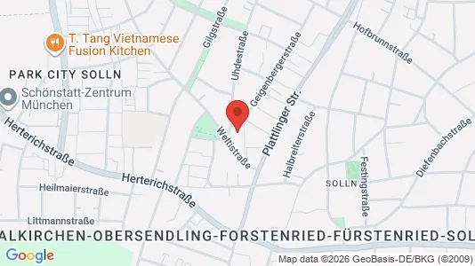 Apartments for rent in Munich Thalkirchen-Obersendling-Forstenried-Fürstenried-Solln - Photo from Google Street View