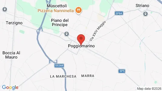 Apartments for rent i Poggiomarino - kort over placeringen