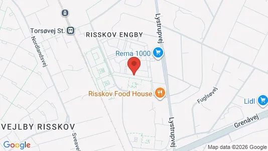 Apartments for rent i Risskov - kort over placeringen