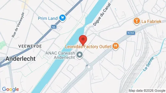 Apartments for rent i Brussels Anderlecht - kort over placeringen