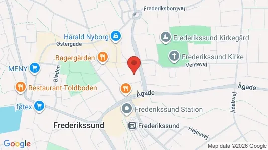Apartments for rent i Frederikssund - kort over placeringen