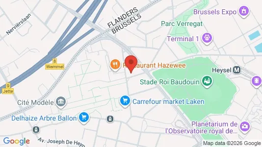 Apartments for rent i Stad Brussel - kort over placeringen