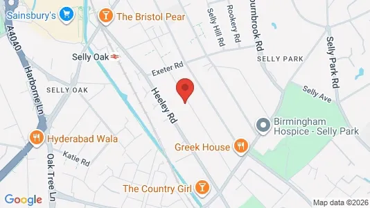 Rooms for rent i Birmingham - West Midlands - kort over placeringen