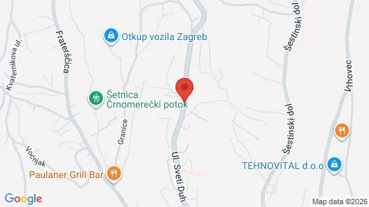 Apartments for rent i Sljeme (Medvednica-Tomislavac) - kort over placeringen