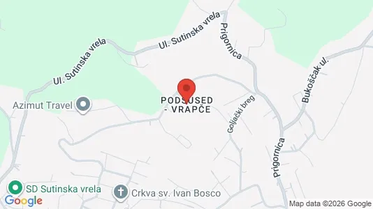 Apartments for rent i Sljeme (Medvednica-Tomislavac) - kort over placeringen