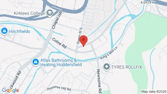 Apartments for rent i Huddersfield - West Yorkshire - kort over placeringen