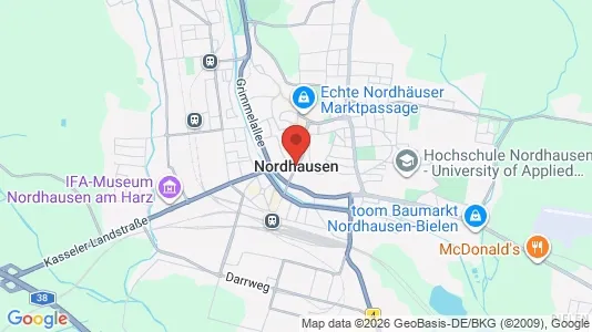 Apartments for rent in Nordhausen - Photo from Google Street View