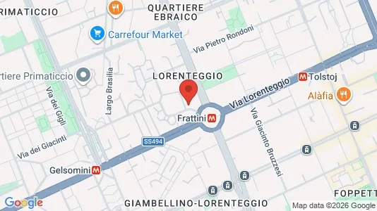 Rooms for rent i Milano Zona 6 - Barona, Lorenteggio - kort over placeringen