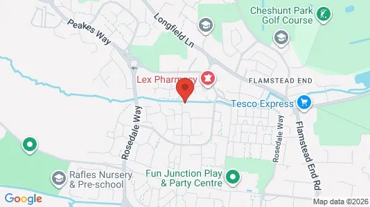 Apartments for rent i Waltham Cross - Hertfordshire - kort over placeringen