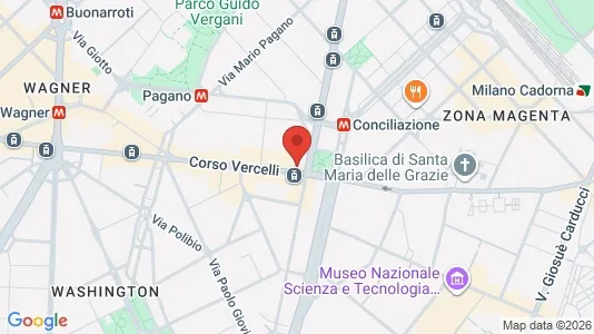 Apartments for rent i Milano Zona 1 - Centro storico - kort over placeringen