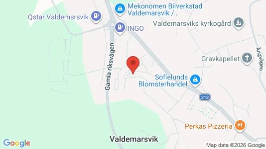 Apartments for rent i Valdemarsvik - kort over placeringen