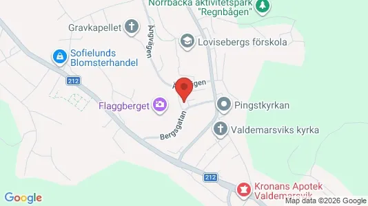 Apartments for rent i Valdemarsvik - kort over placeringen