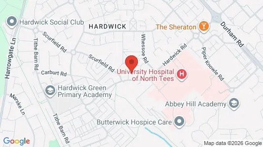 Apartments for rent i Stockton-on-Tees - Cleveland - kort over placeringen