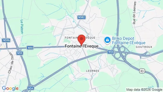 Apartments for rent in Fontaine-l'Evêque - Photo from Google Street View