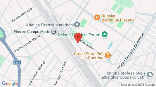 Rooms for rent i Florence - kort over placeringen