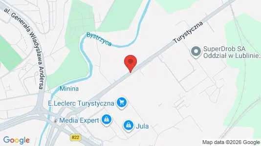 Apartments for rent i Lublin - kort over placeringen