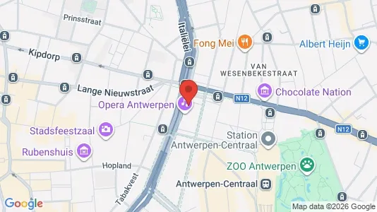 Apartments for rent i Stad Antwerp - kort over placeringen