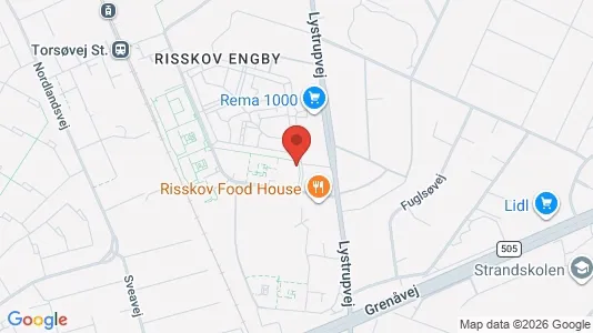 Apartments for rent i Risskov - kort over placeringen