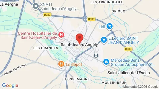 Apartments for rent in Saint-Jean-d'Angély - Photo from Google Street View