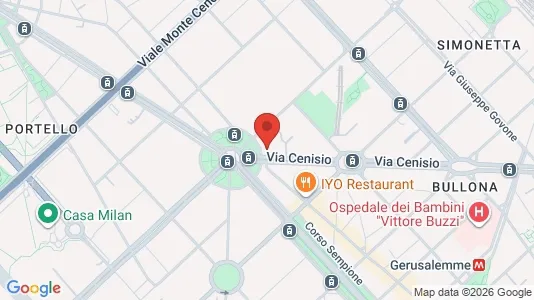 Apartments for rent i Milano Zona 1 - Centro storico - kort over placeringen