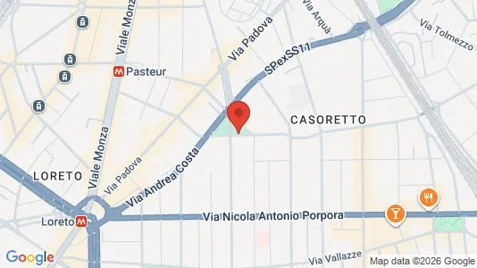Apartments for rent i Milano Zona 3 - Porta Venezia, Città Studi, Lambrate - kort over placeringen