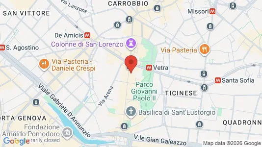 Apartments for rent i Milano Zona 1 - Centro storico - kort over placeringen