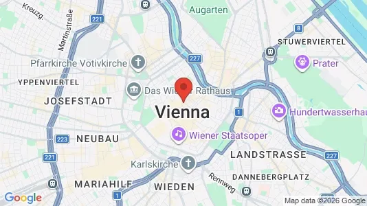 Apartments for rent i Vienna Innere Stadt - kort over placeringen