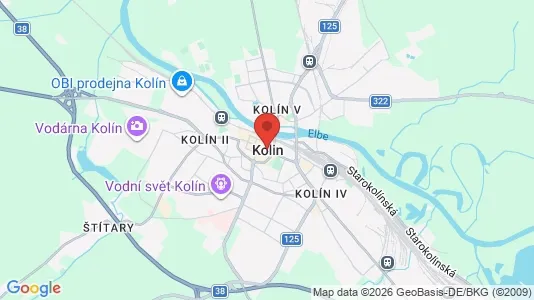 Apartments for rent i Kolín - kort over placeringen