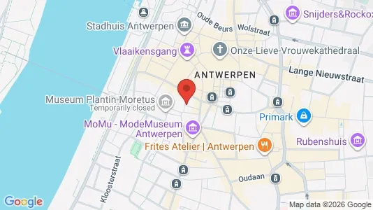 Apartments for rent i Stad Antwerp - kort over placeringen