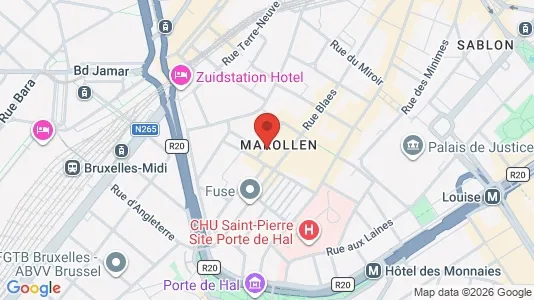 Apartments for rent i Stad Brussel - kort over placeringen
