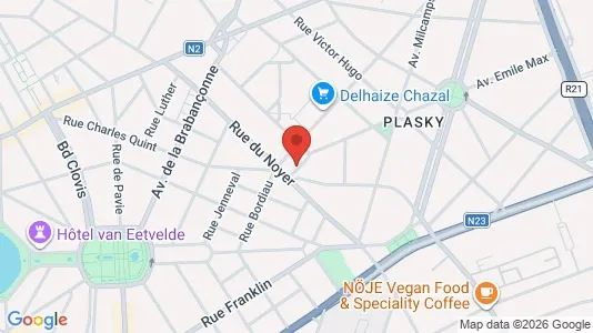 Apartments for rent i Brussels Schaarbeek - kort over placeringen