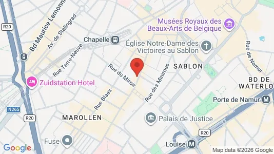 Apartments for rent i Stad Brussel - kort over placeringen