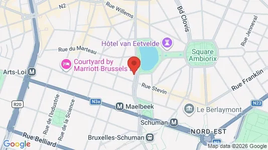 Apartments for rent i Stad Brussel - kort over placeringen
