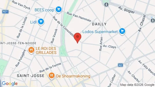 Apartments for rent i Brussels Schaarbeek - kort over placeringen