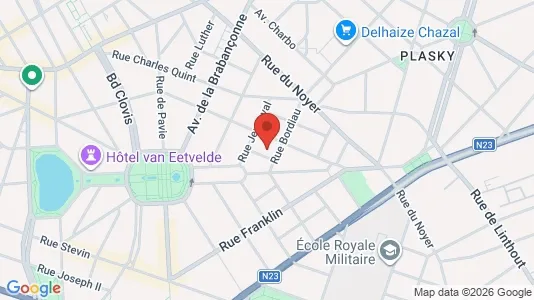 Apartments for rent i Stad Brussel - kort over placeringen