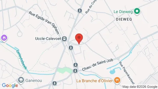 Apartments for rent i Brussels Ukkel - kort over placeringen