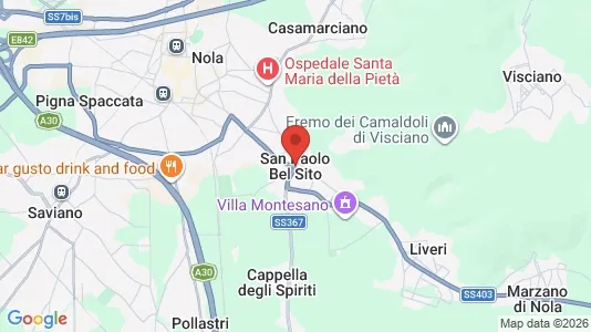 Apartments for rent i San Paolo Bel Sito - kort over placeringen