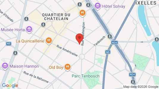 Apartments for rent i Brussels Elsene - kort over placeringen