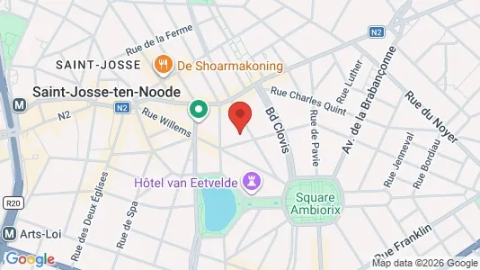 Apartments for rent i Stad Brussel - kort over placeringen