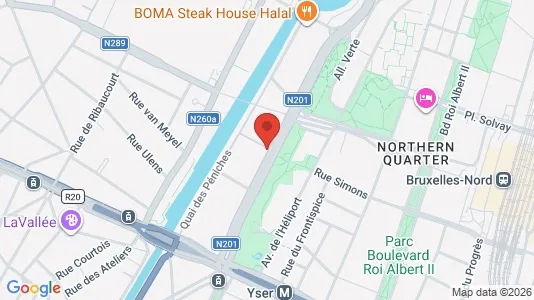 Apartments for rent i Stad Brussel - kort over placeringen