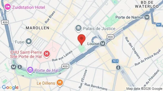 Apartments for rent i Stad Brussel - kort over placeringen
