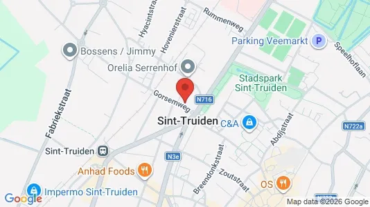 Apartments for rent i Sint-Truiden - kort over placeringen