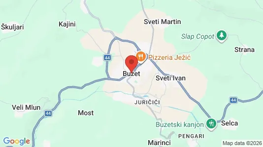 Apartments for rent in Buzet - Photo from Google Street View