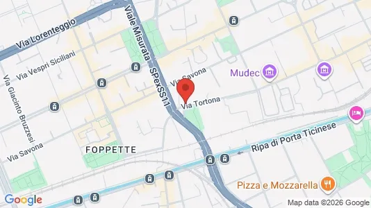 Rooms for rent i Milano Zona 6 - Barona, Lorenteggio - kort over placeringen