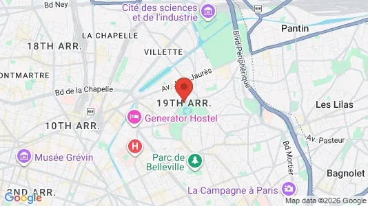 Apartments for rent in Paris 19ème arrondissement - Photo from Google Street View