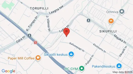 Apartments for rent i Tallinn Kesklinna - kort over placeringen