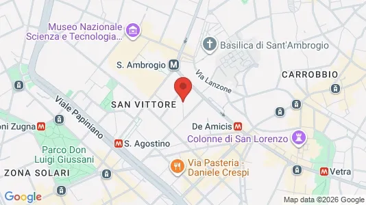 Apartments for rent i Milano Zona 1 - Centro storico - kort over placeringen