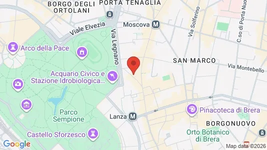 Apartments for rent i Milano Zona 1 - Centro storico - kort over placeringen