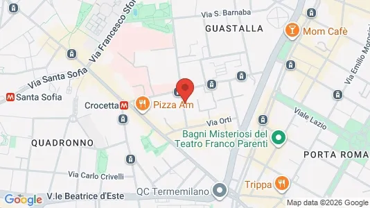 Apartments for rent i Milano Zona 1 - Centro storico - kort over placeringen